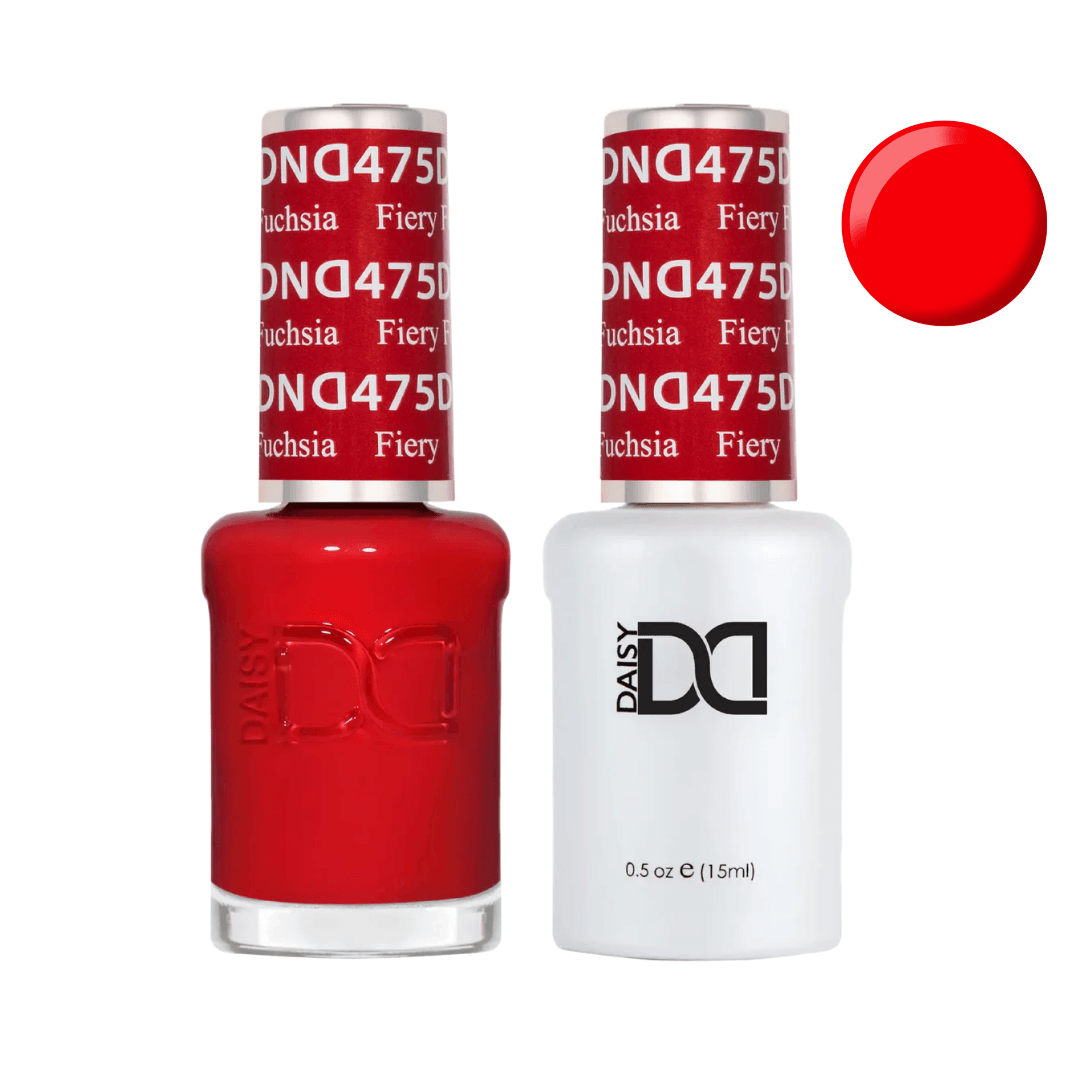 DND-DND475 Fiery Fuchsia Combo | Nail Mall Beauty Supply
