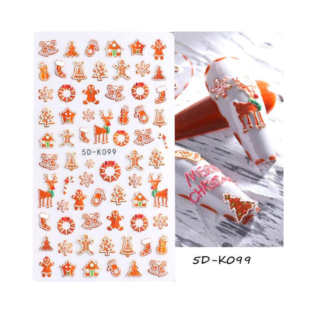 5D Nail Art Sticker 5D-K099