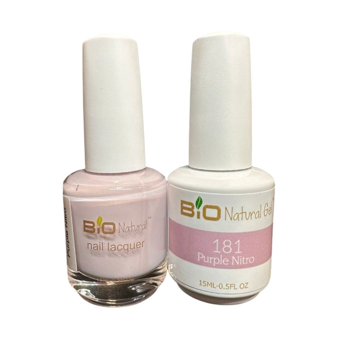 Bio Natural Gel & Nail Polish Combo {180-189}