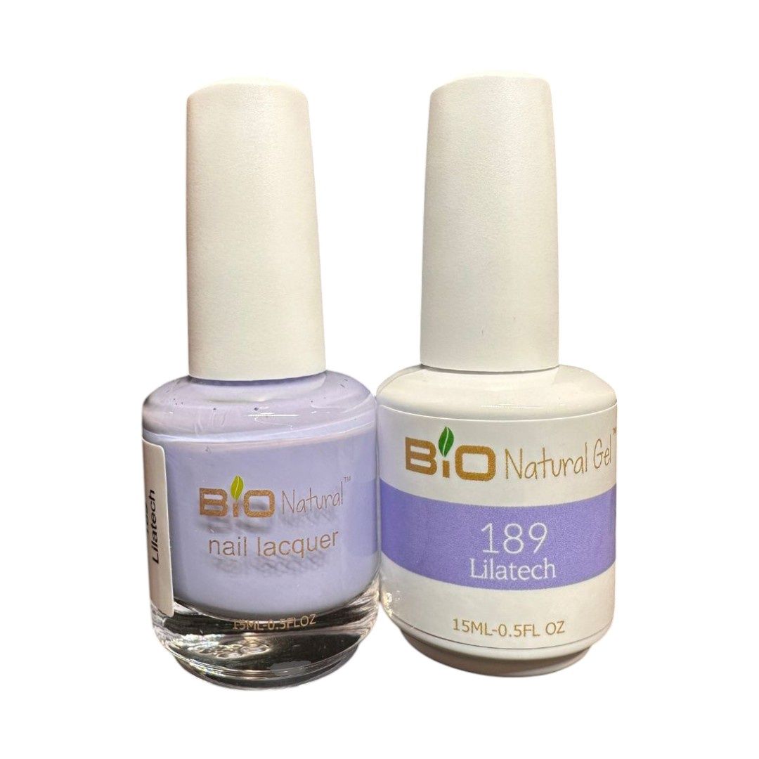 Bio Natural Gel & Nail Polish Combo {180-189}