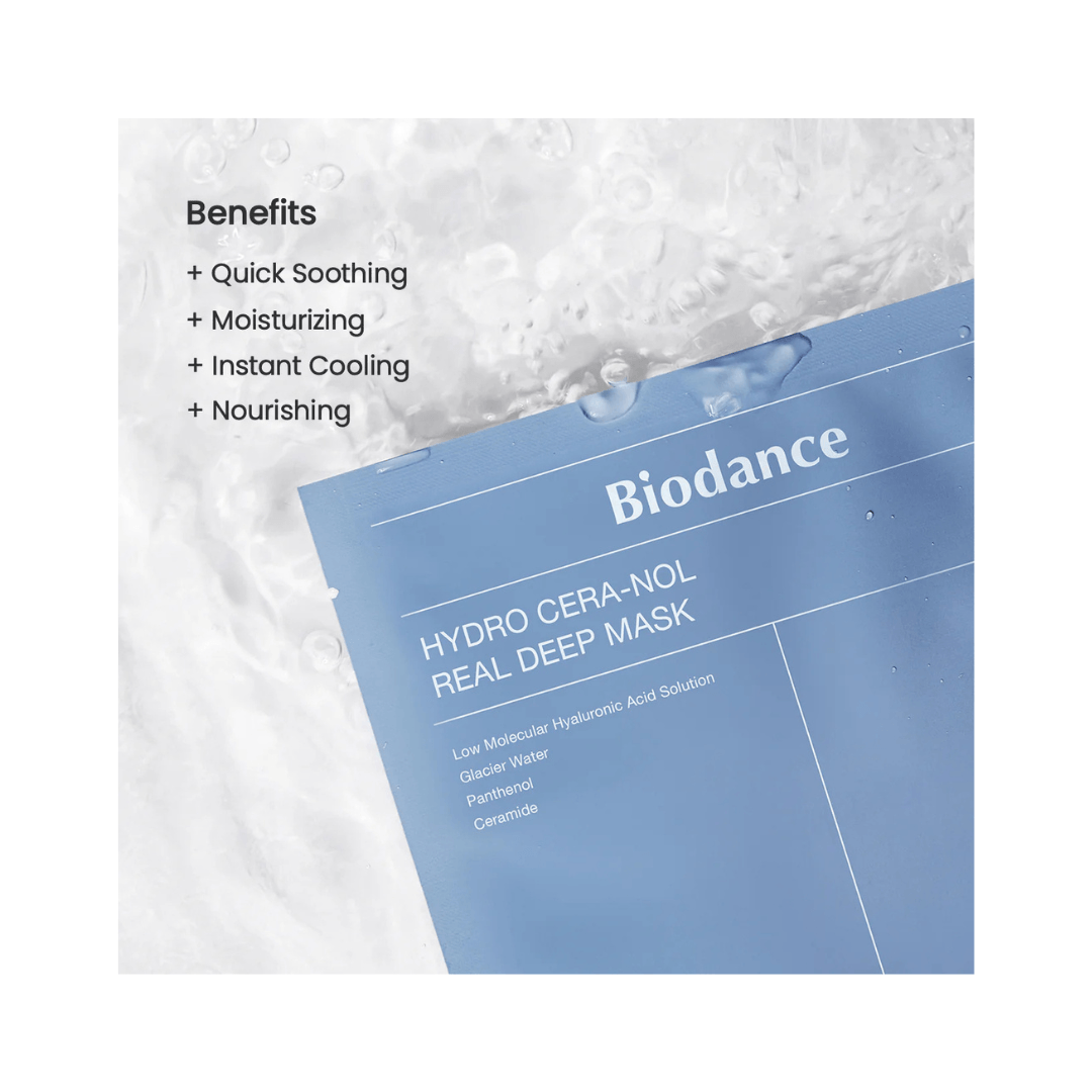 Mặt nạ dưỡng ẩm sâu Biodance Hydro Cera-Nol Real Deep Mask