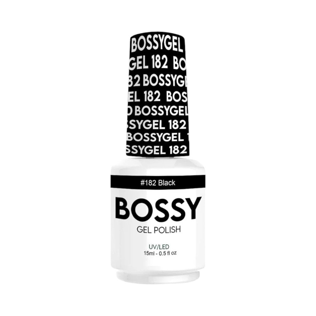 Bossy Gel Black #BS182 - Gel Polish
