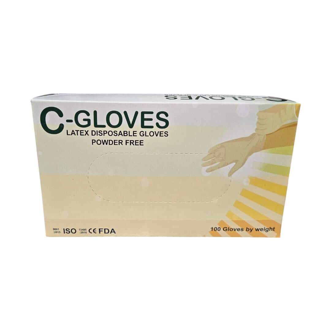 Găng tay cao su dùng một lần C-Gloves {Hộp 100 chiếc}