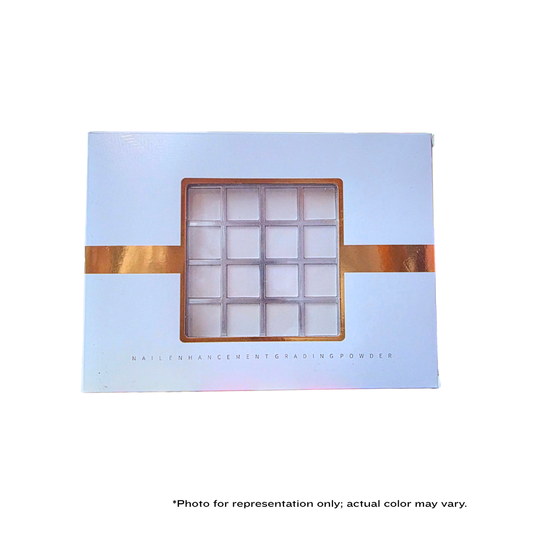 CANVI Solid Powder Ombre Palette 16Slots - White