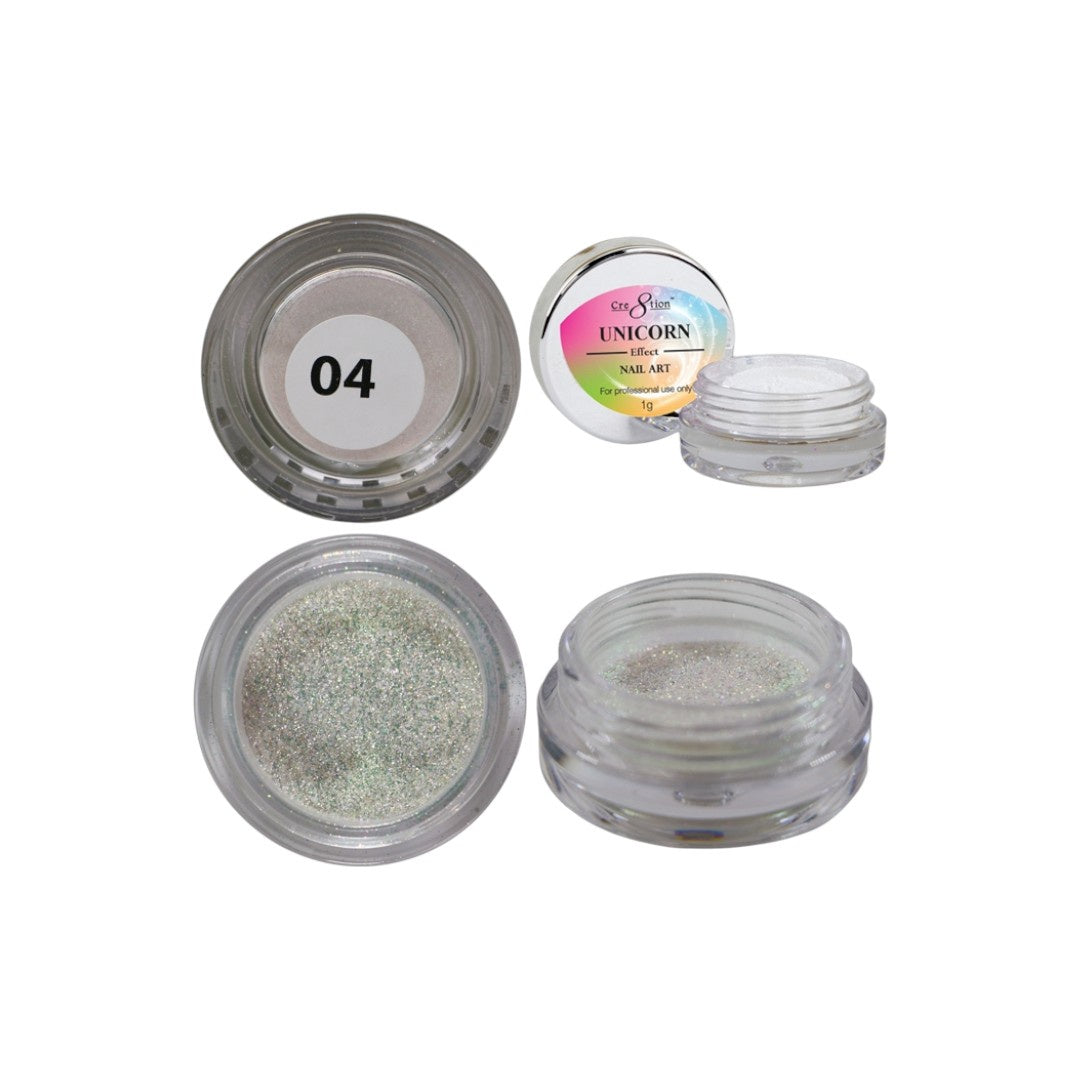 Cre8tion Nail Art Effect 1g #04 Unicorn - Chrome Powder