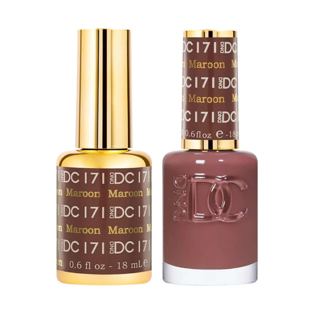 DND-DC DC171 Maroon Combo|Nail Mall Beauty Supply
