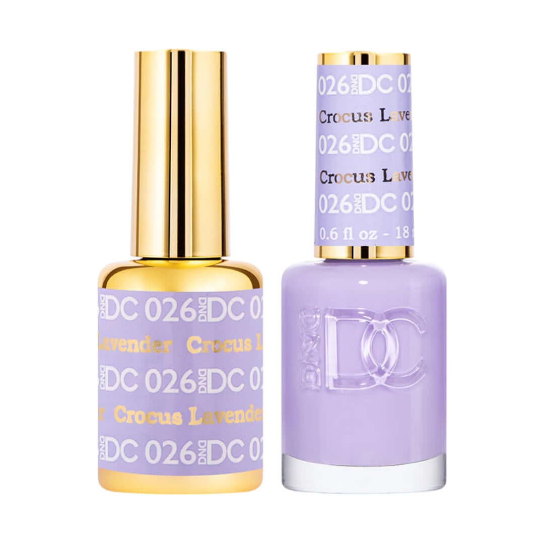 DND-DC DC026 Crocus Lavender Combo|Nail Mall Beauty Supply