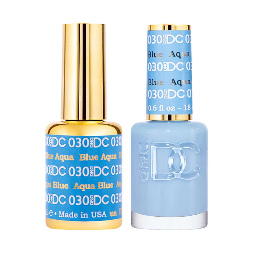 DND-DC DC030 Aqua Blue Combo|Nail Mall Beauty Supply