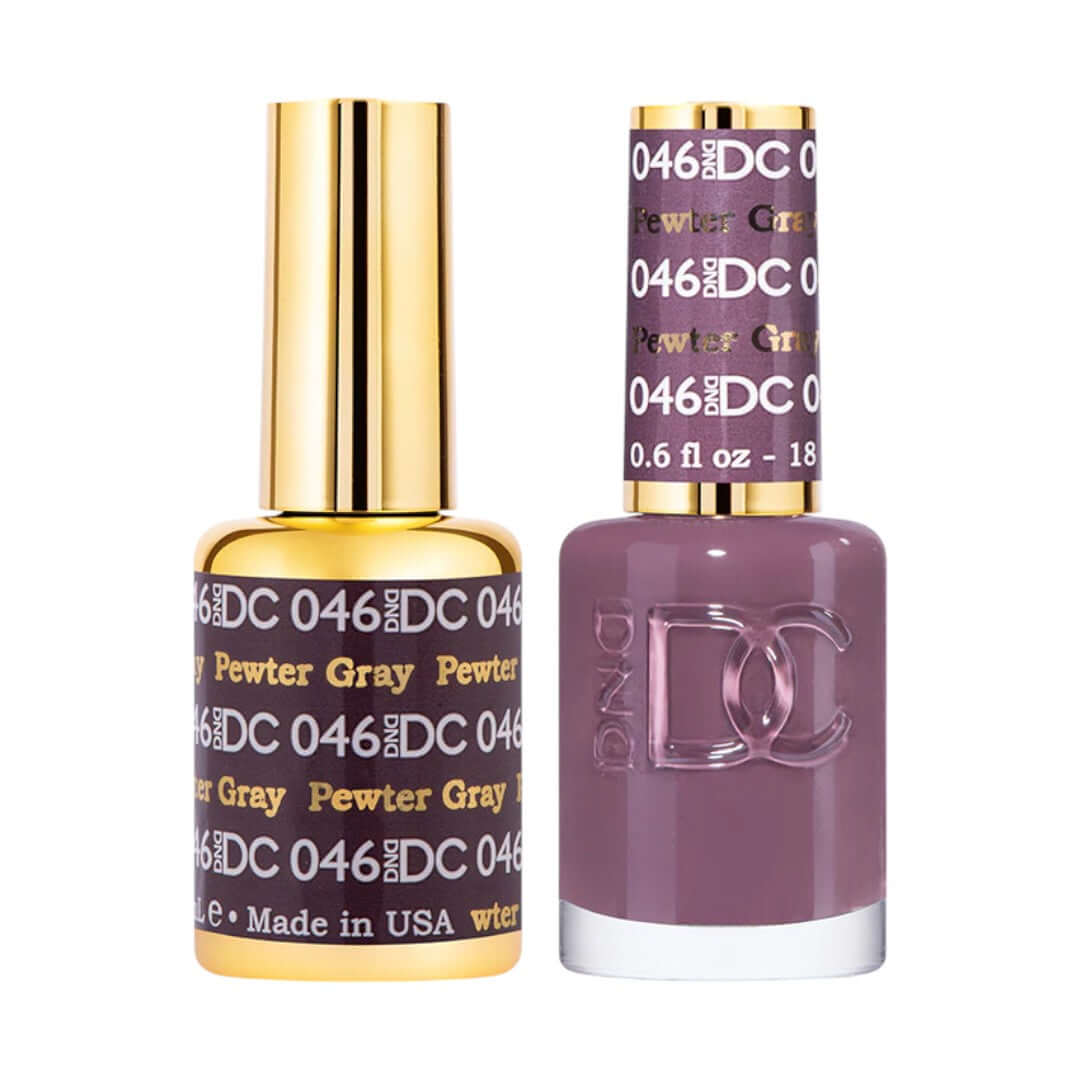 DND-DC DC046 Pewter Gray Combo|Nail Mall Beauty Supply