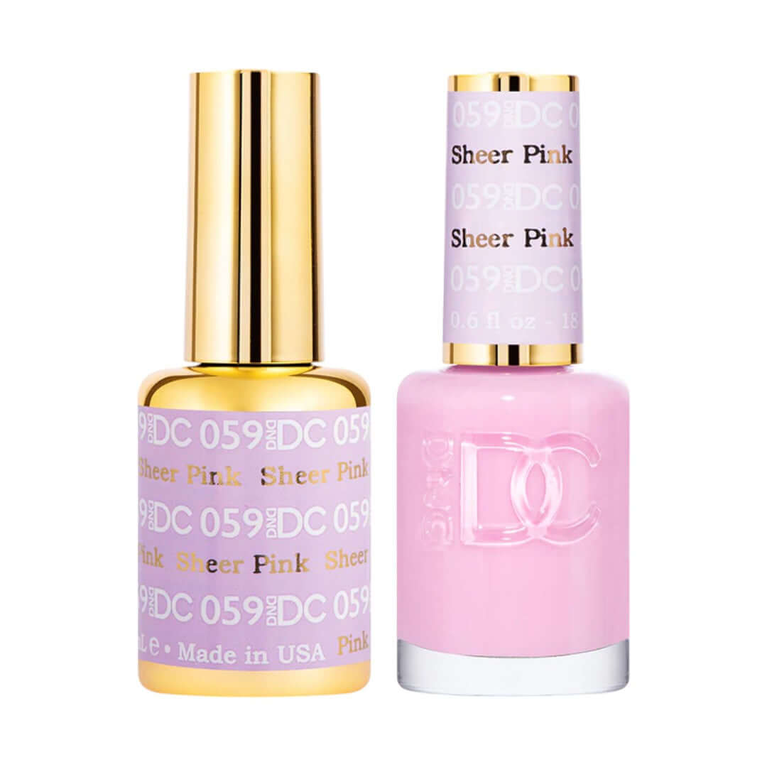 DND-DC DC059 Sheer Pink Combo|Nail Mall Beauty Supply
