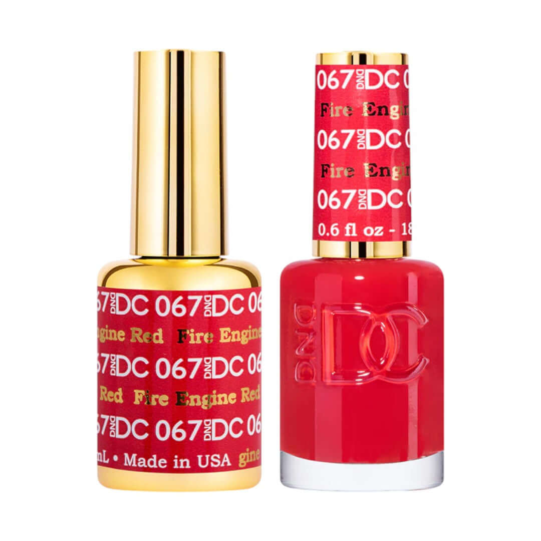 DND-DC DC067 Fire Engine Red Combo|Nail Mall Beauty Supply