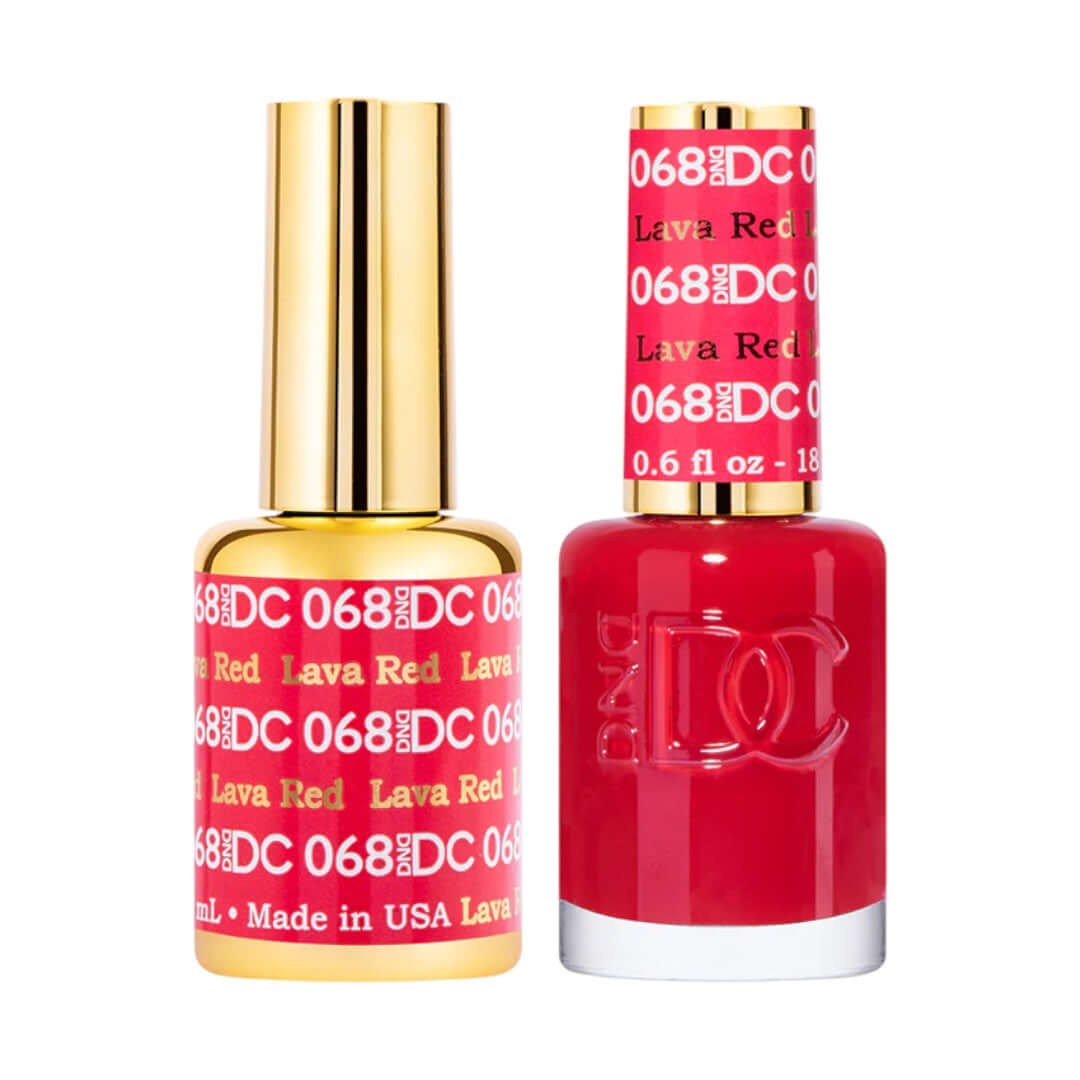 DND-DC DC068 Lava Red Combo|Nail Mall Beauty Supply