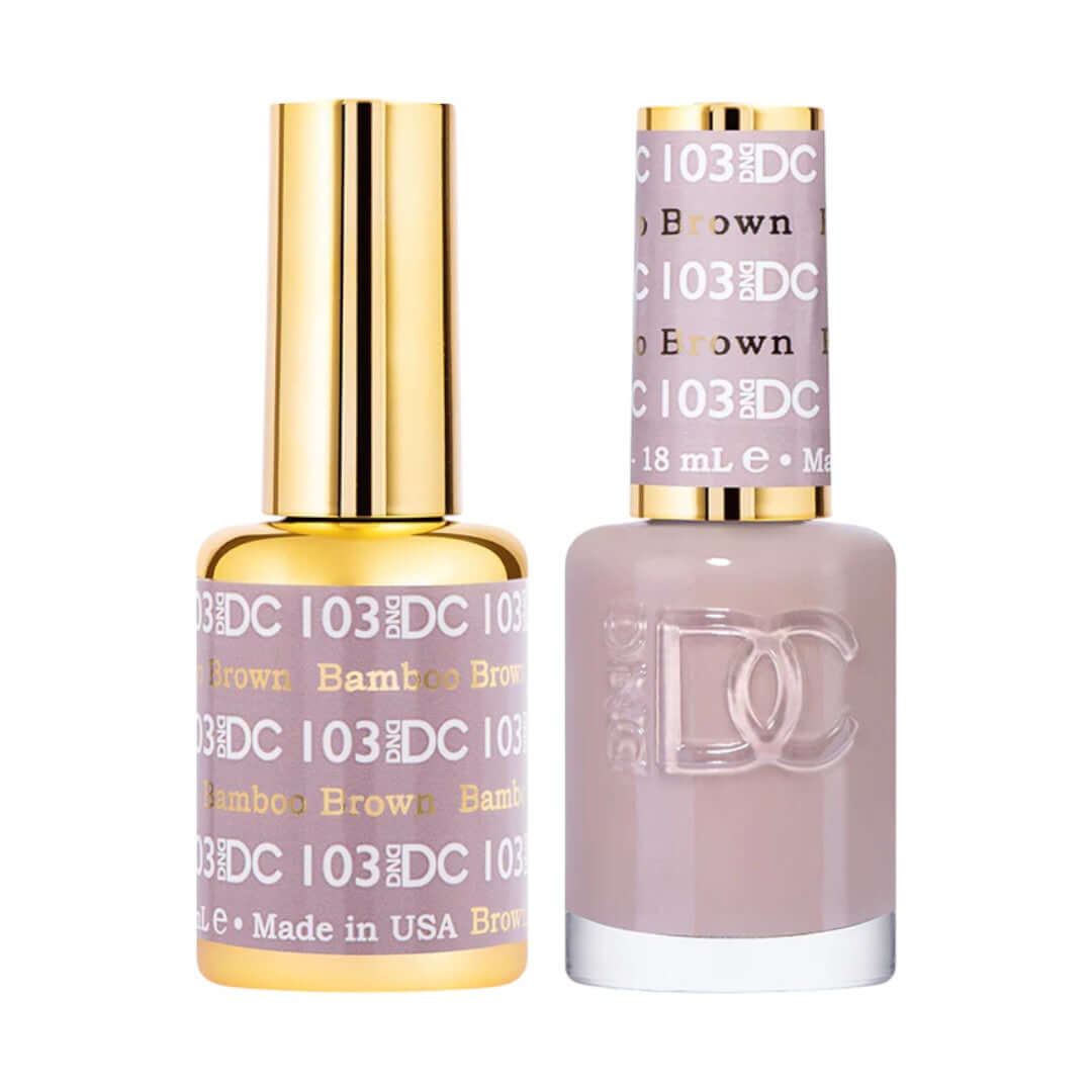 DND-DC DC103 Bamboo Brown Combo|Nail Mall Beauty Supply