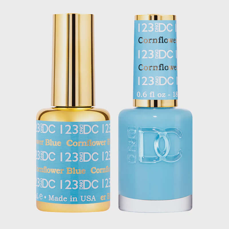 DND-DC DC123 Cornflower Blue Combo|Nail Mall Beauty Supply