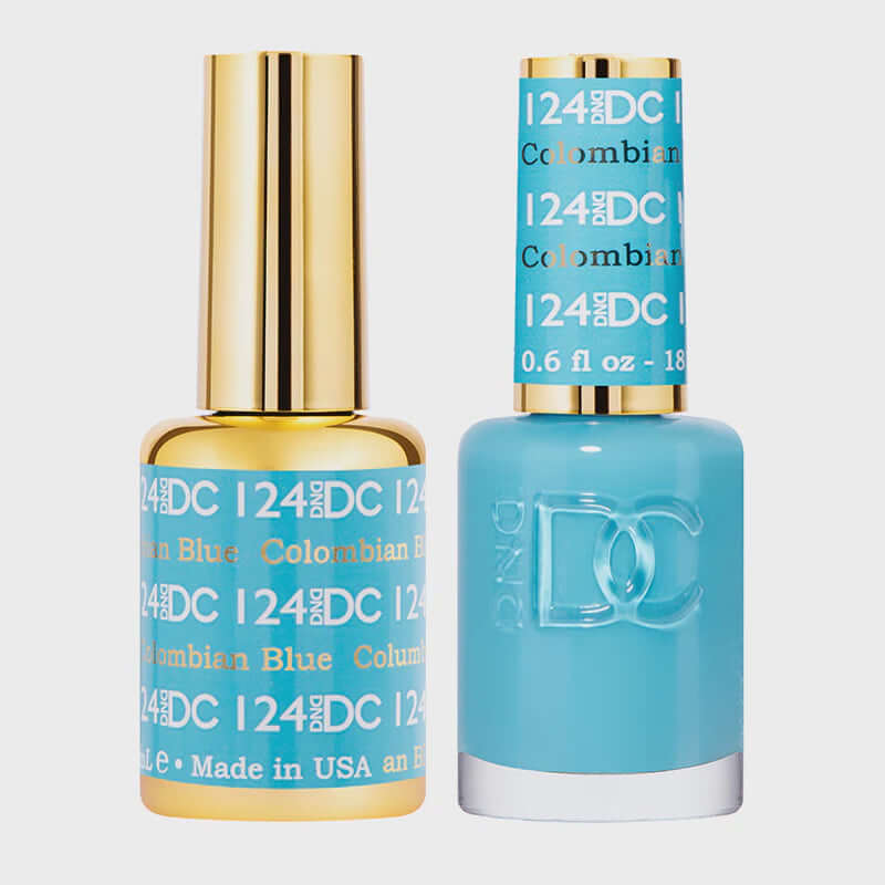 DND-DC DC124 Columbian Blue Combo|Nail Mall Beauty Supply