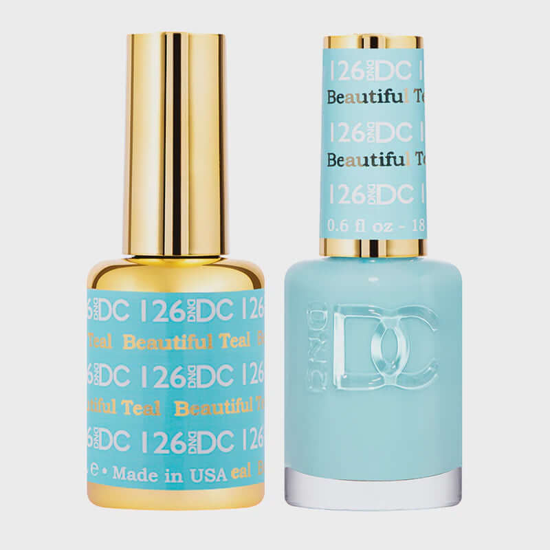DND-DC DC126 Beautiful Teal Combo|Nail Mall Beauty Supply