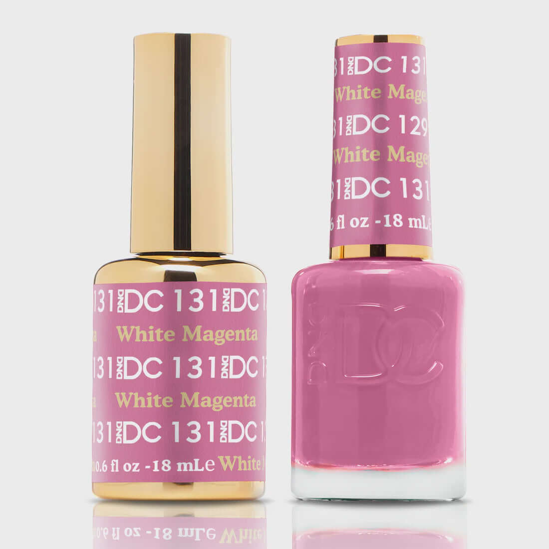 DND-DC DC131 White Magenta Combo|Nail Mall Beauty Supply