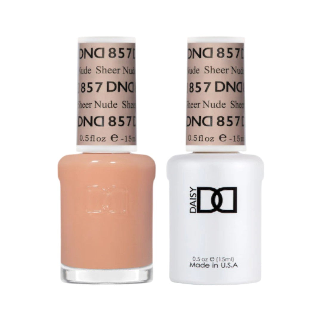 DND-DND#857 Sheer Nude Combo|Nail Mall Beauty Supply