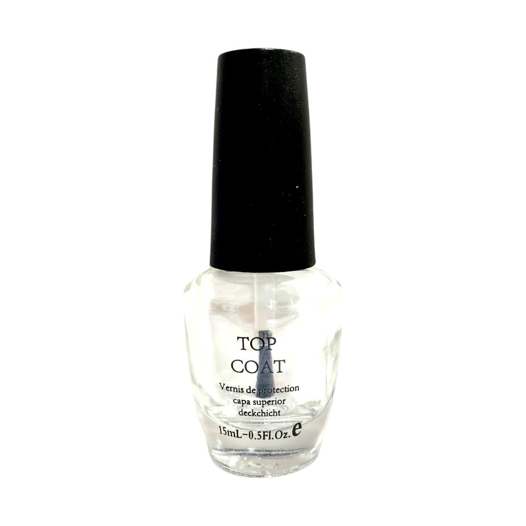 Empty Nail Polish Bottle Top Coat