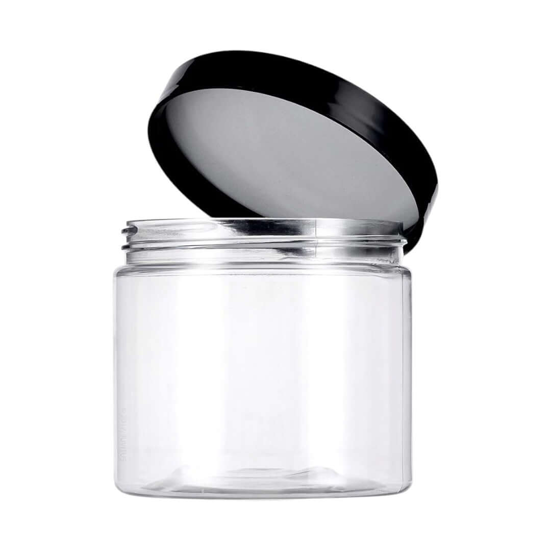 Hũ nhựa rỗng 2oz - Nắp đen