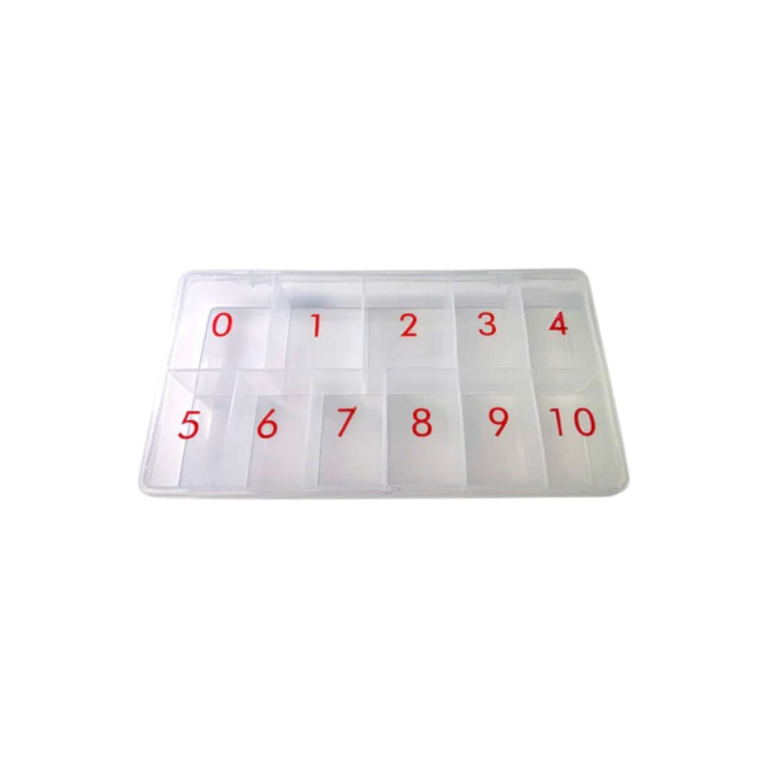 Empty Plastics Tips Box {0-10} | Nail Mall Beauty Supply