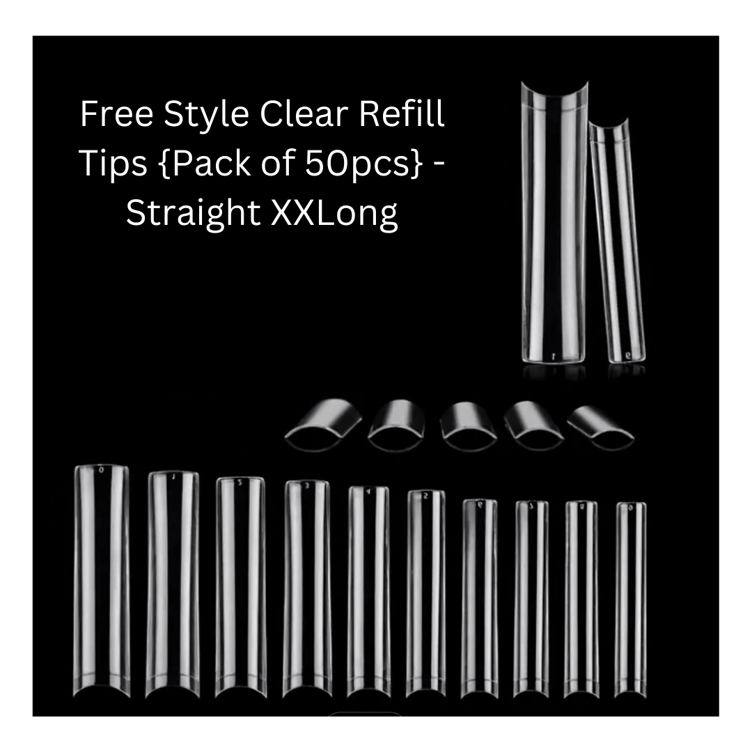 Free Style Clear Refill Tips - Straight XXLong