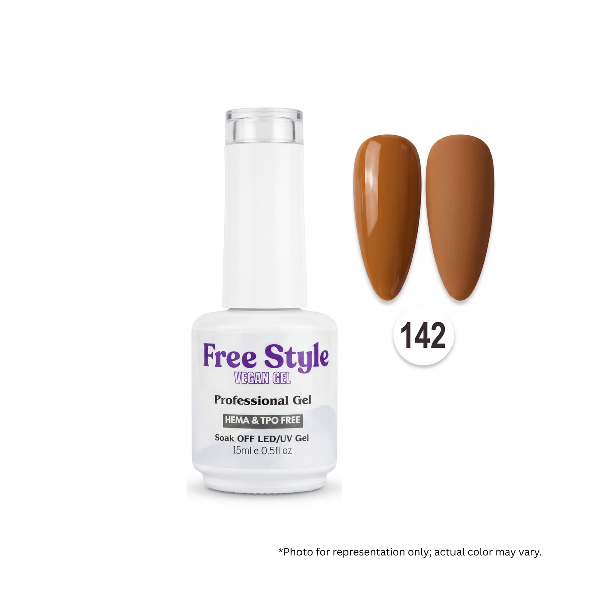 FreeStyle Gel Polish #FS142 - HEMA & TPO Free Gel