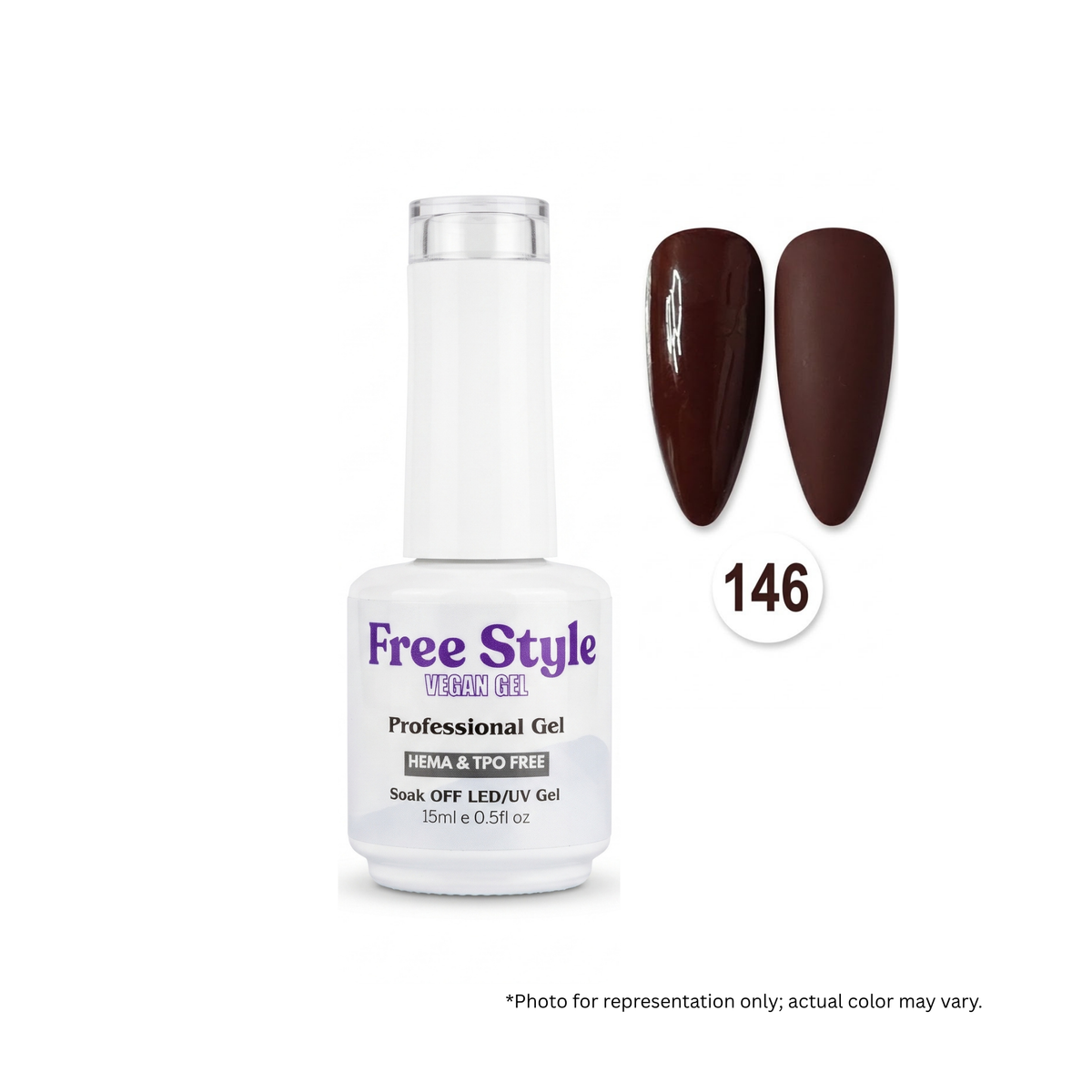 FreeStyle Gel Polish #FS146 - HEMA & TPO Free Gel