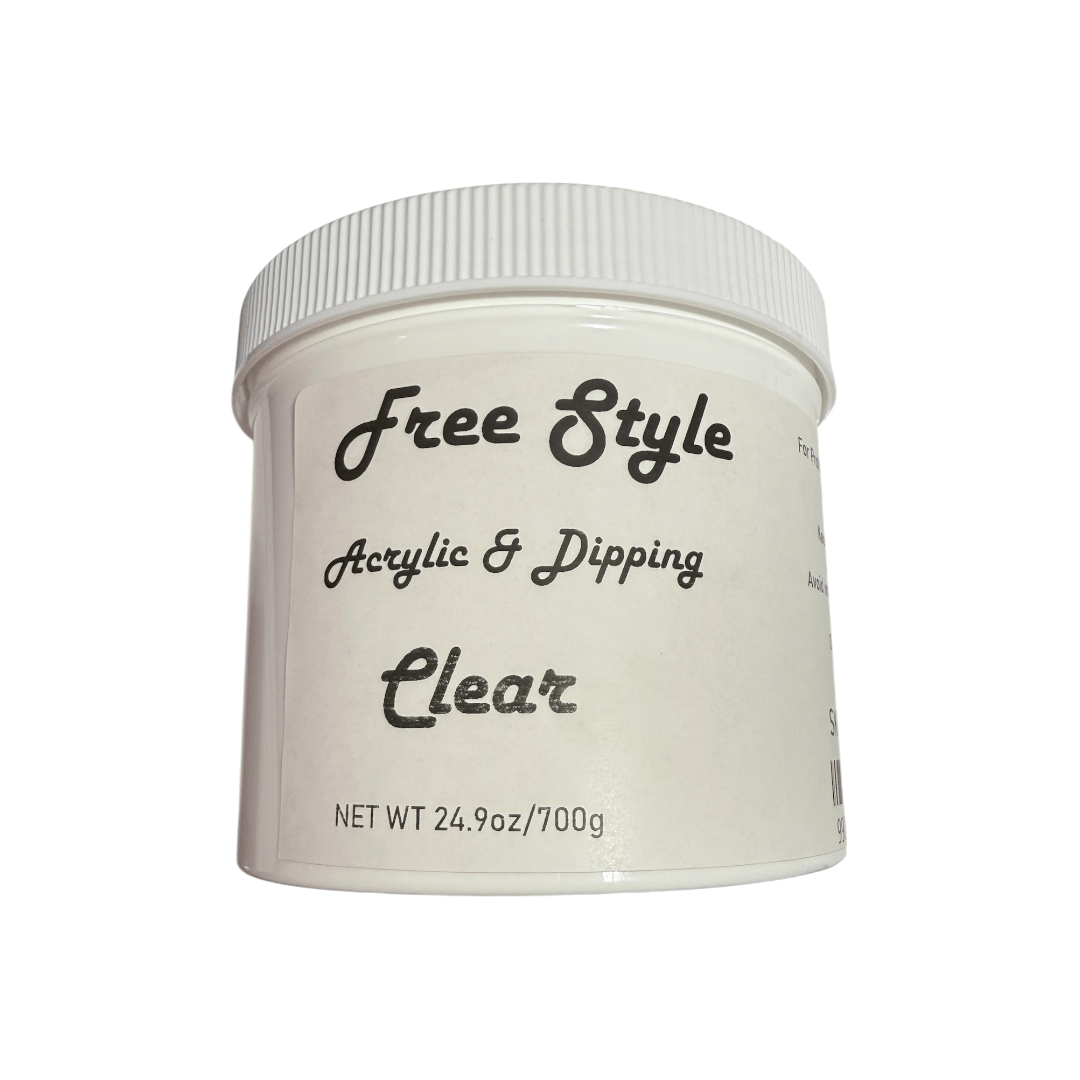 Bộ acrylic và bột nhúng Free Style 24oz trong suốt