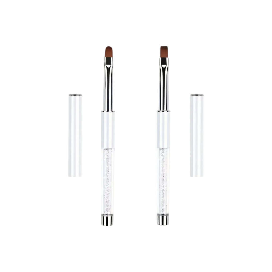 Free Style Deluxe Gel Brush Crystal Handle
