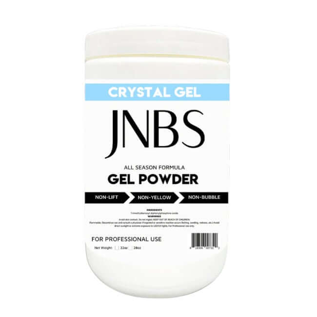 JNBS Acrylic Powder Refill 28oz - Clear | Nail Mall Beauty Supply