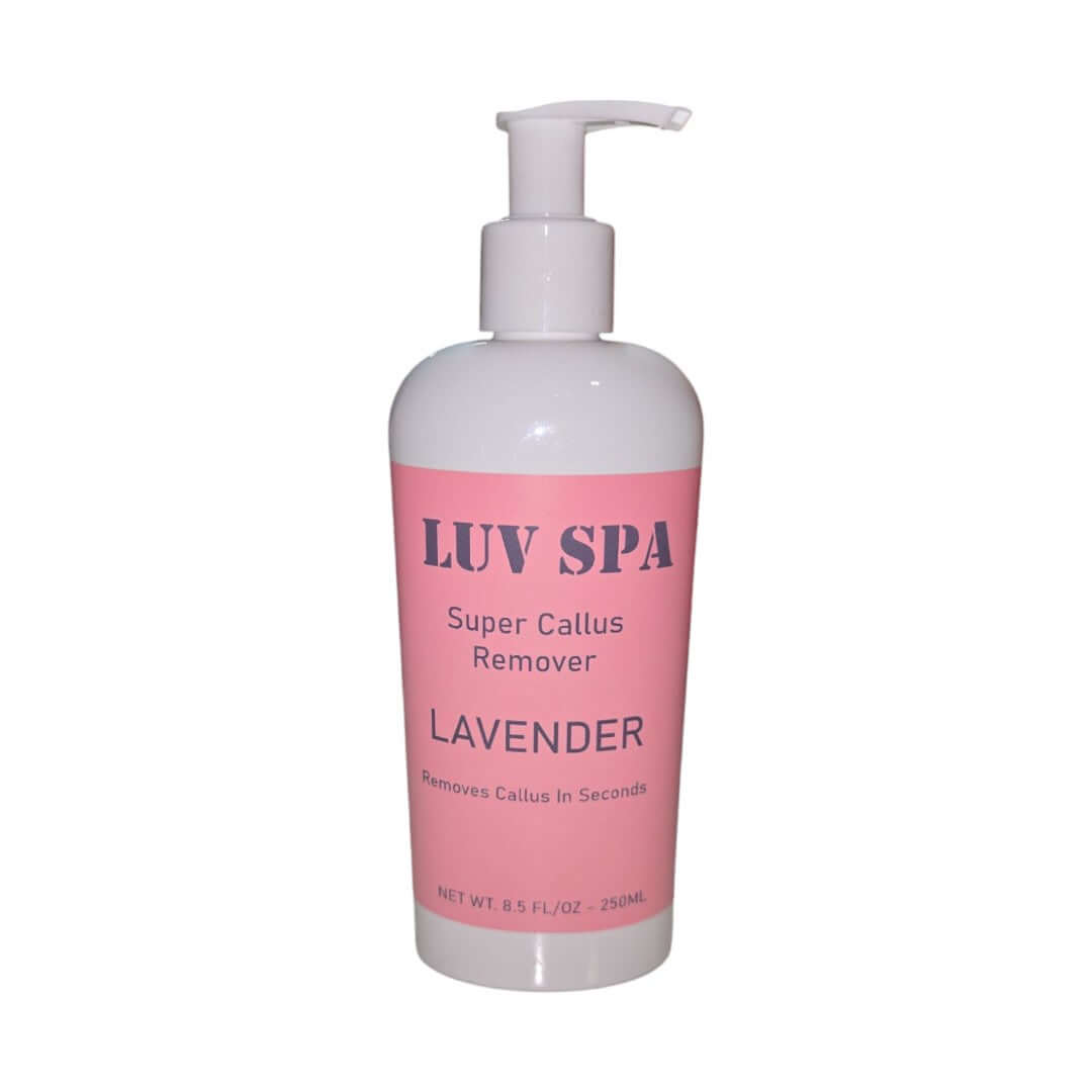 Dung dịch tẩy tế bào chết LUV Spa Super Callus Remover hương hoa oải hương 8oz