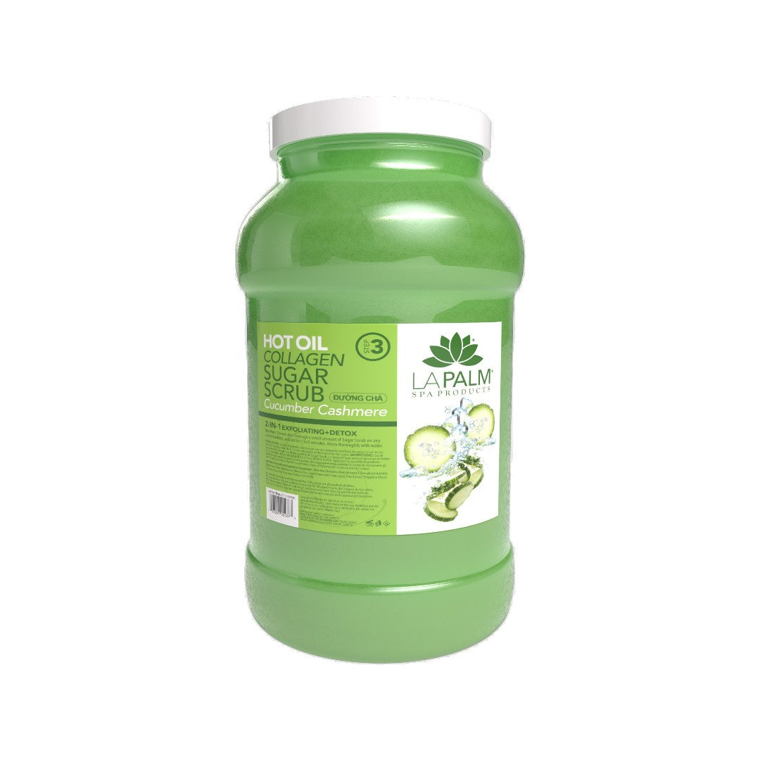 La Palm Hot Oil Sugar Scrub Bucket 1Gallon