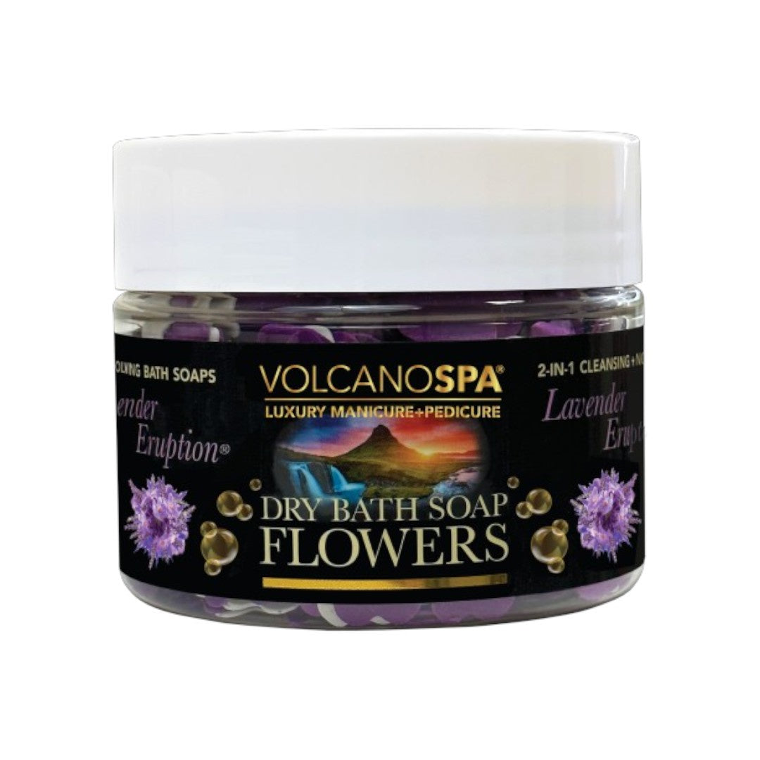 La Palm Volcano Spa Dry Bath Soap Flower 16oz