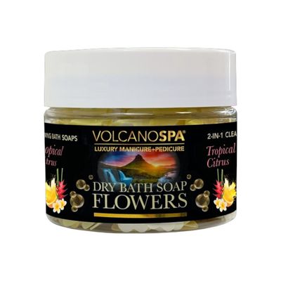 La Palm Volcano Spa Dry Bath Soap Flower 16oz