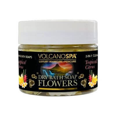 La Palm Volcano Spa Dry Bath Soap Flower 16oz
