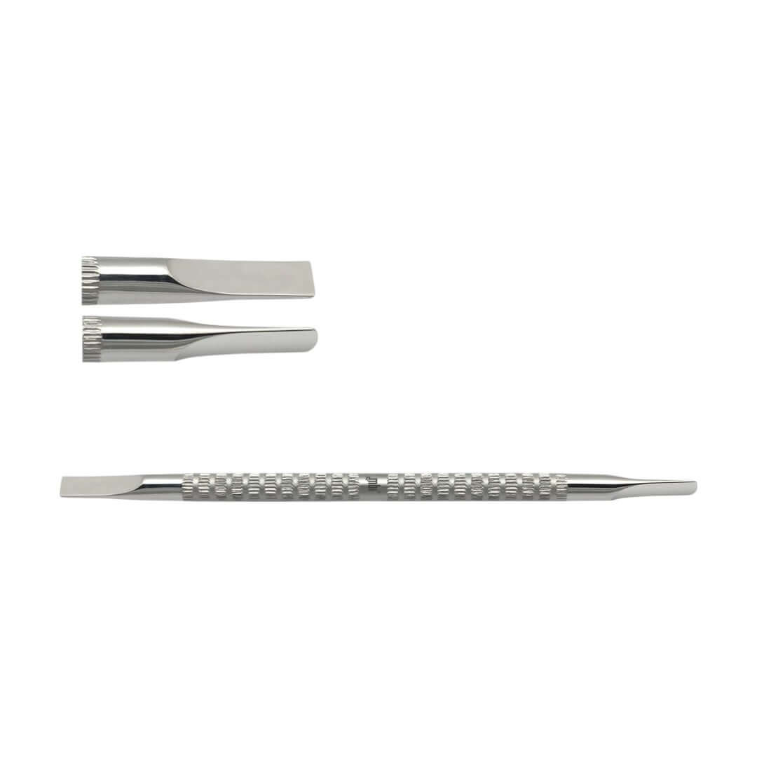 MBI Flat Cuticle Pusher Double-Sided #MBI308 | Nail Mall Beauty Supply