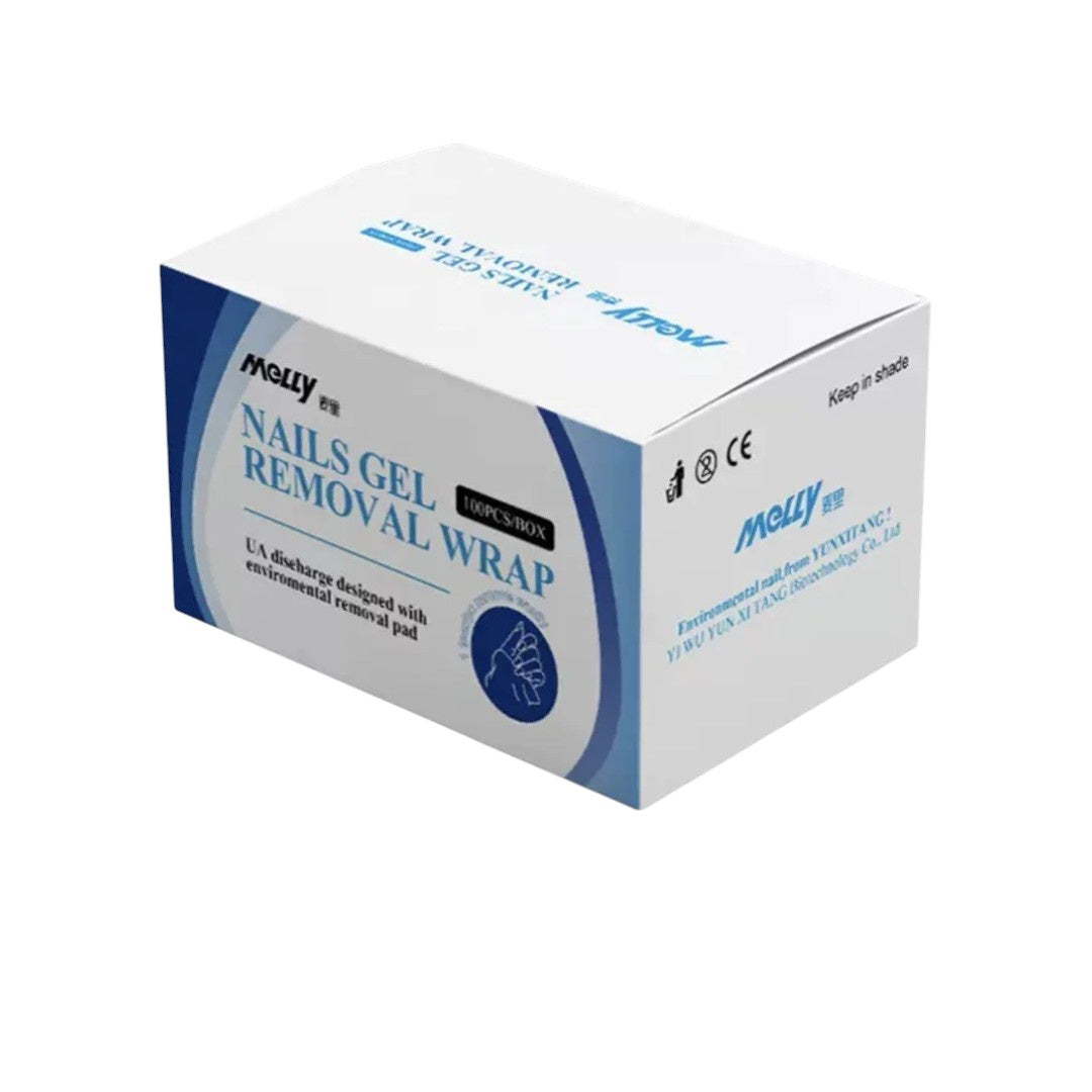 Melly Nails Gel Removal Wrap {Box of 100pcs}