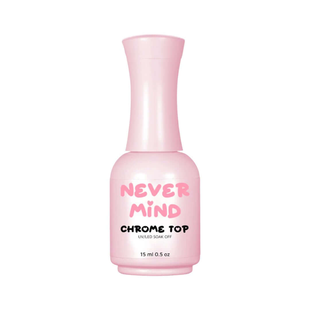 Nevermind Chrome Top Coat No Wipe 15mL - Gel Polish