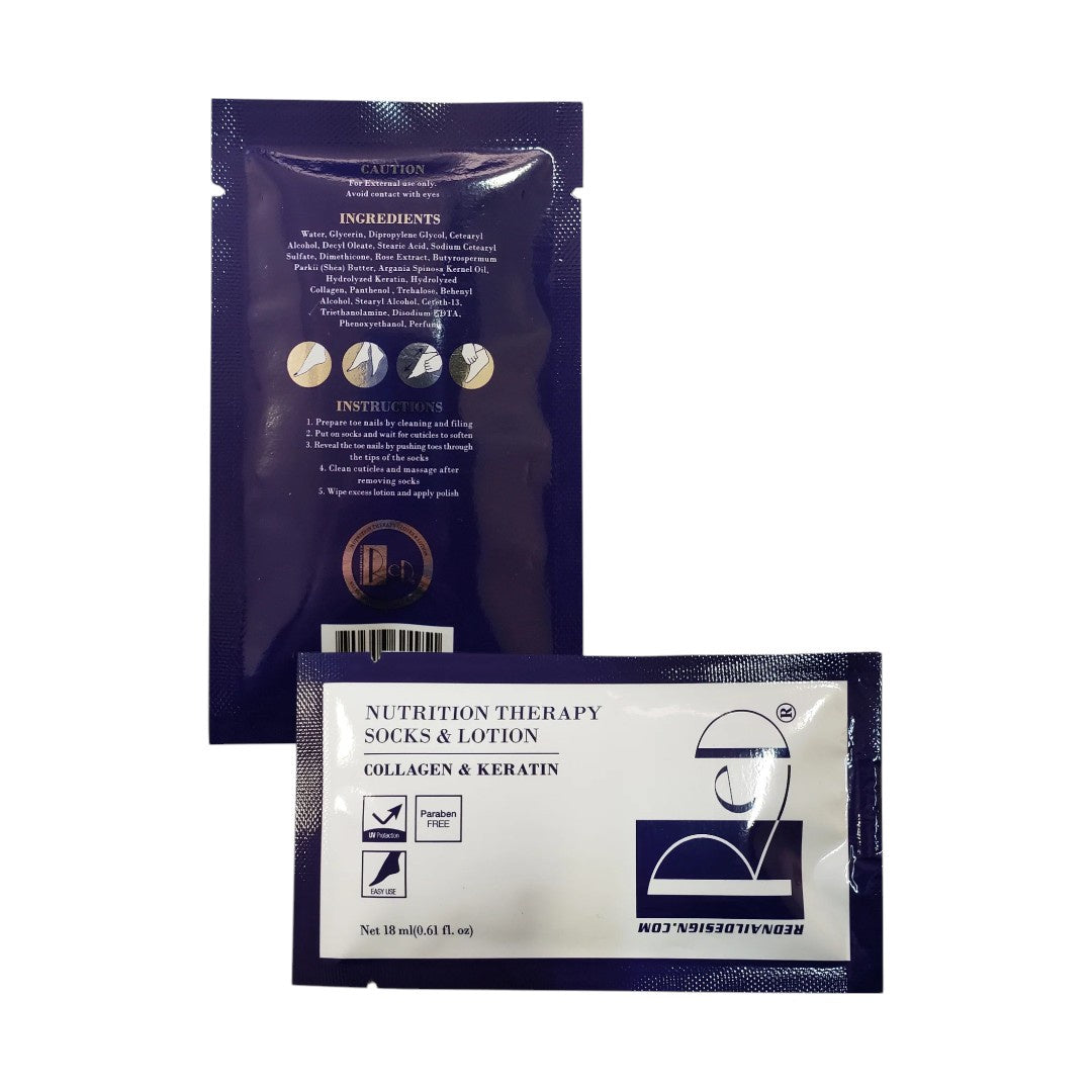 Red Nutrition Therapy Socks & Lotion