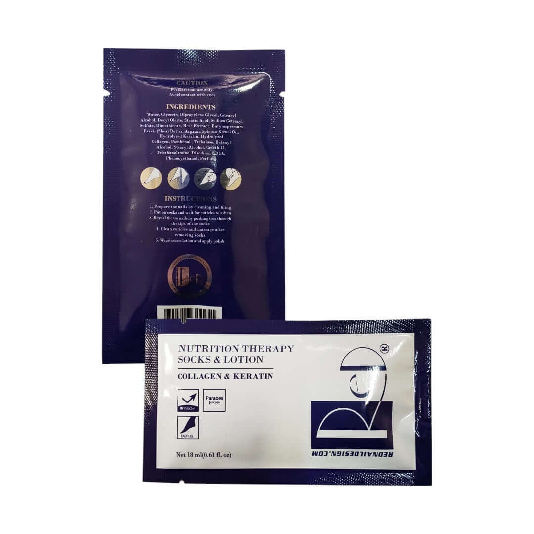 Red Nutrition Therapy Socks & Lotion