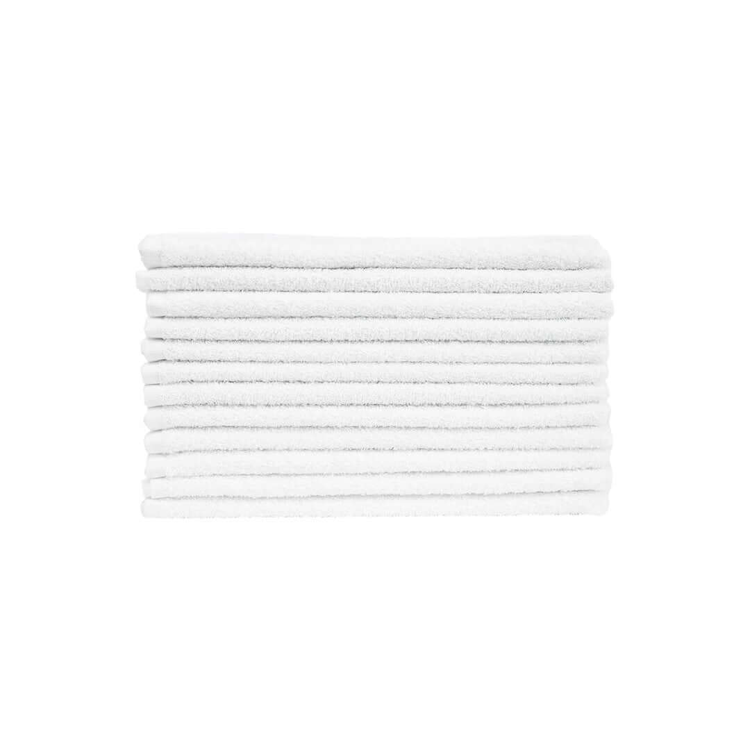 Khăn lau salon 16x27 inch, 3 lbs {Gói 12 cái} - Màu trắng