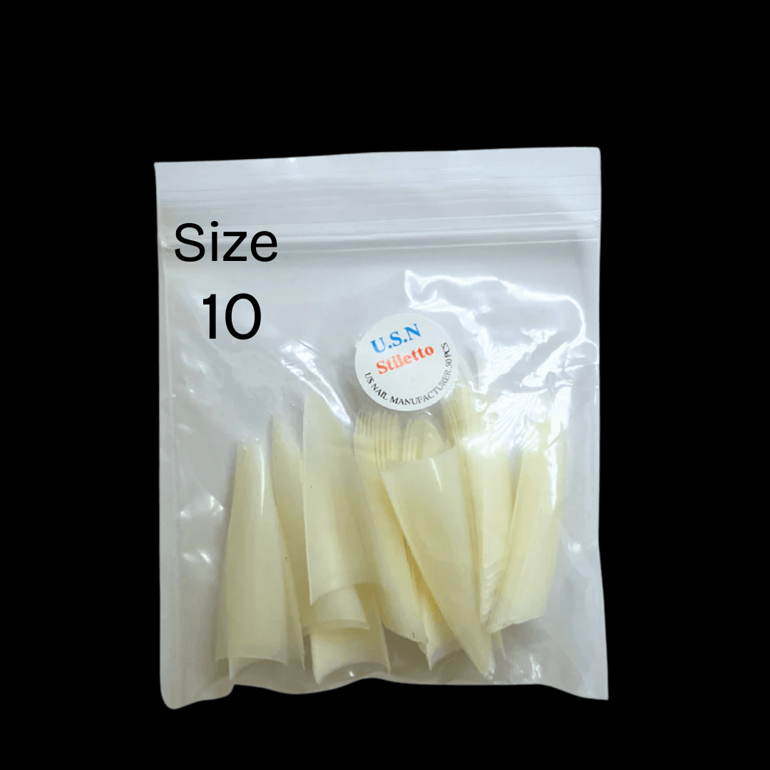 USN Natural Refill Tips {Pack of 50pcs} - Stiletto