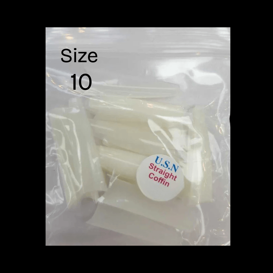 USN Natural Refill Tips {Pack of 50pcs} - Straight Coffin