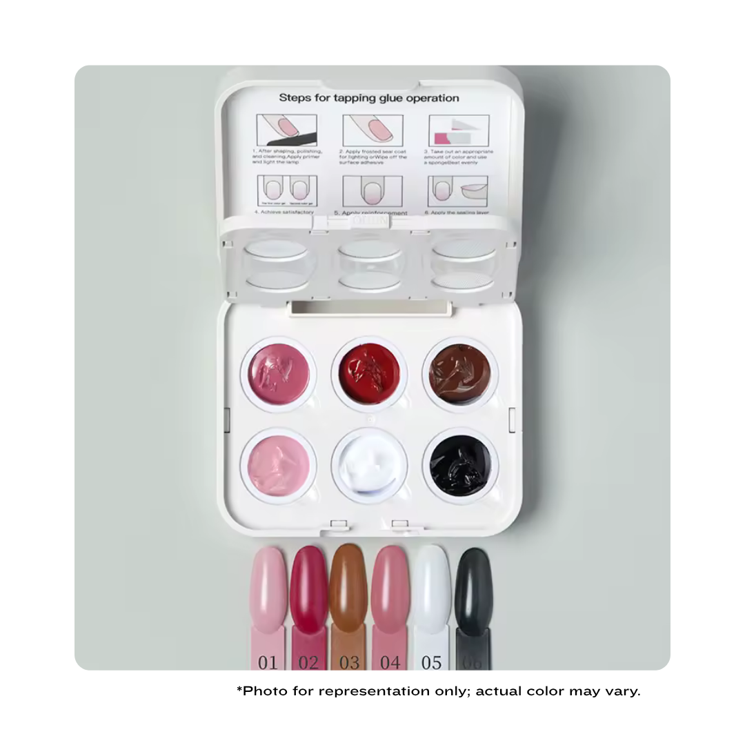 Vinimay Ombre Patting Gel Pallet 6 Slots - {Color Series E}