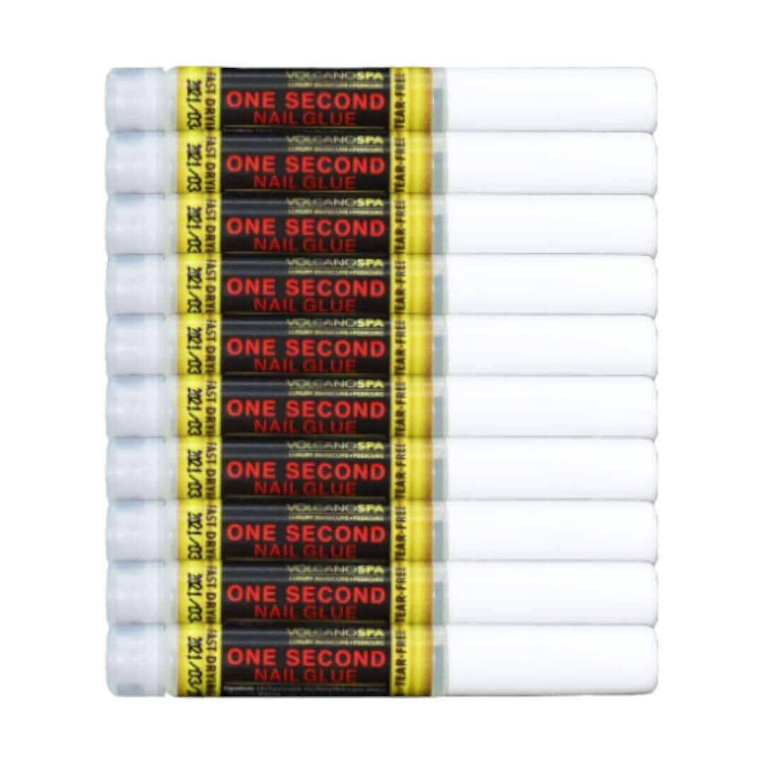 VolcanoSpa Nail Glue 1 Second (Bag of 10 Tubs)