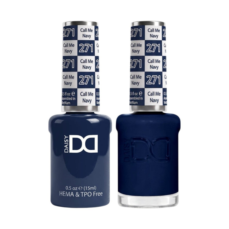DND Call Me Navy #DND271 - HEMA Free & TPO Free Gel & Lacquer