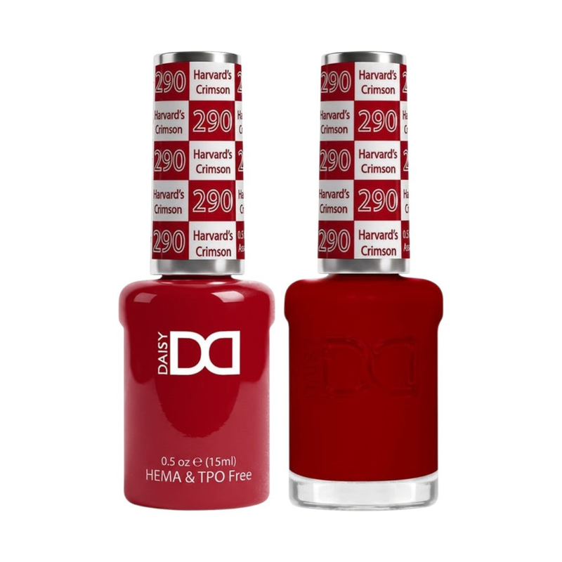 DND Harvard's Crimson #DND290 - HEMA Free & TPO Free Gel & Lacquer