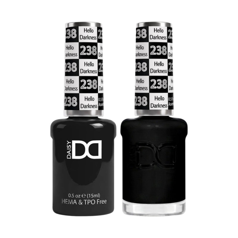 DND Hello Darkness #DND238 - HEMA Free & TPO Free Gel & Lacquer