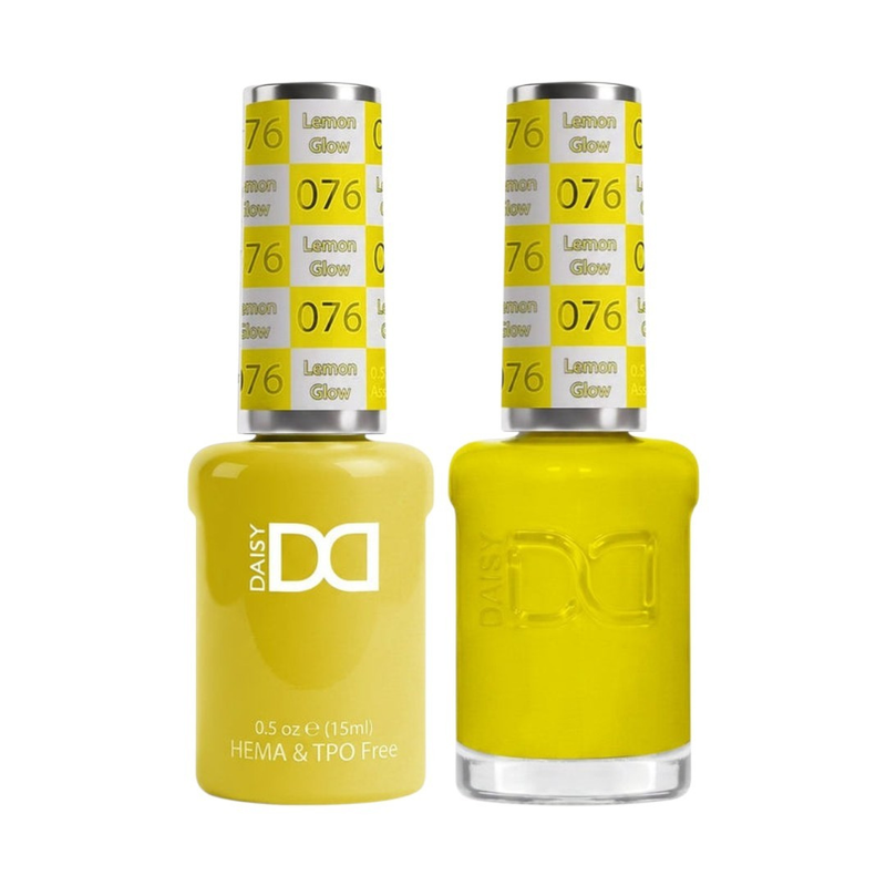 DND Lemon Glow #DND076 - HEMA Free & TPO Free Gel & Lacquer